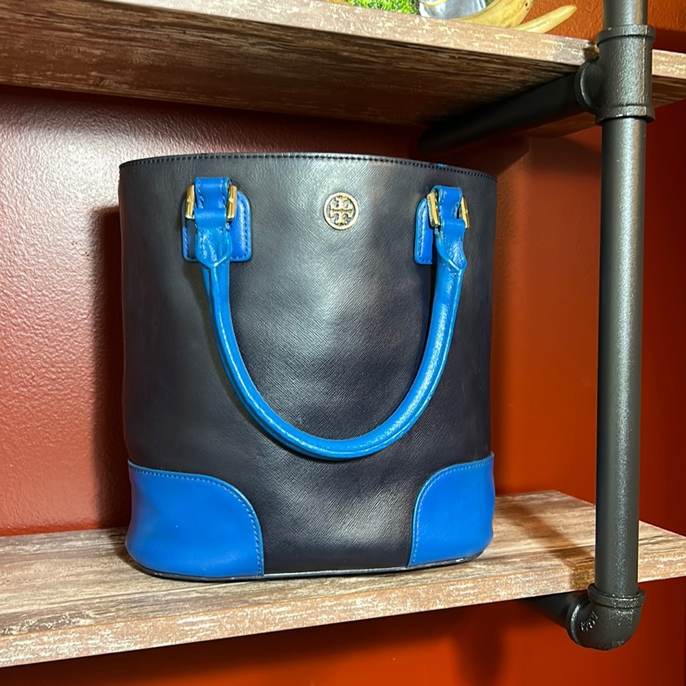 Tory Burch - Blue Bucket Bag
